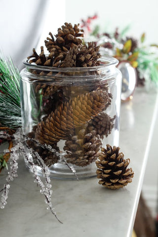 DIY scented pinecones - Thanksgiving decor ideas