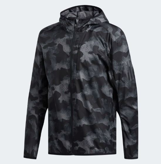 own the run camouflage jacket