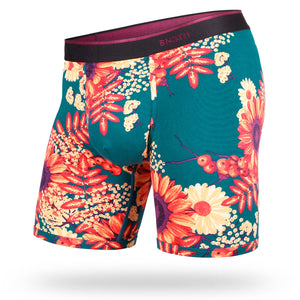 Boxer Bn3th classic print wildflowers ink