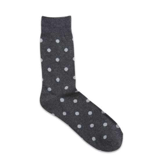 Jack & Jones Dots Socks Dark Grey