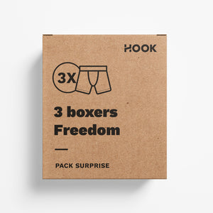 Boxer Freedom par Hook : pack de 3 boxers