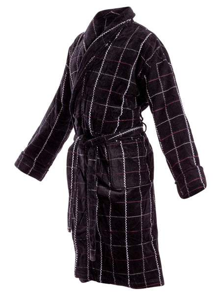 Bodyskin robe de chambre coton noire