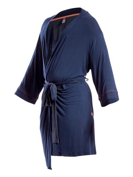 Nu Kimono bleu en bambou