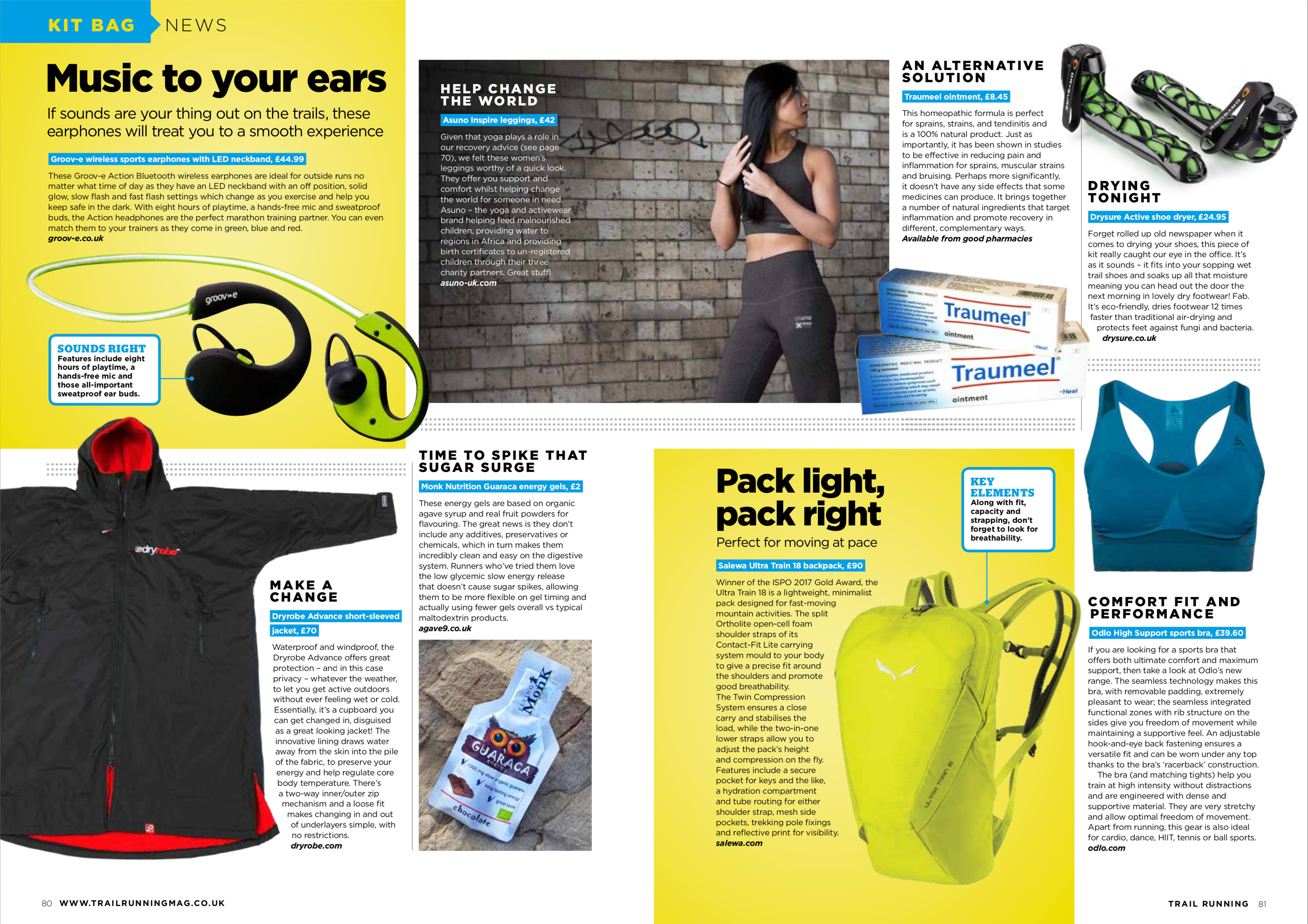 Trail Running Magazine Kit Bag Featured Drysure