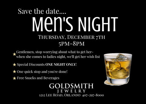 Men's Night at Goldsmith Jewelry Shoppe