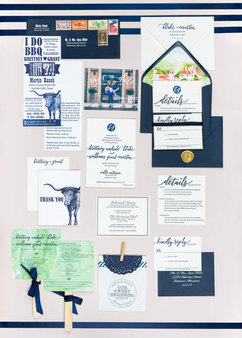 Wedding Invite Suite and Ceremony Programs