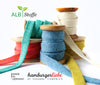 Cord Me MELANGE Organic Drawstring 2 cm , Col. A73/77 Yellow by Hamburger Liebe-Albstoffe