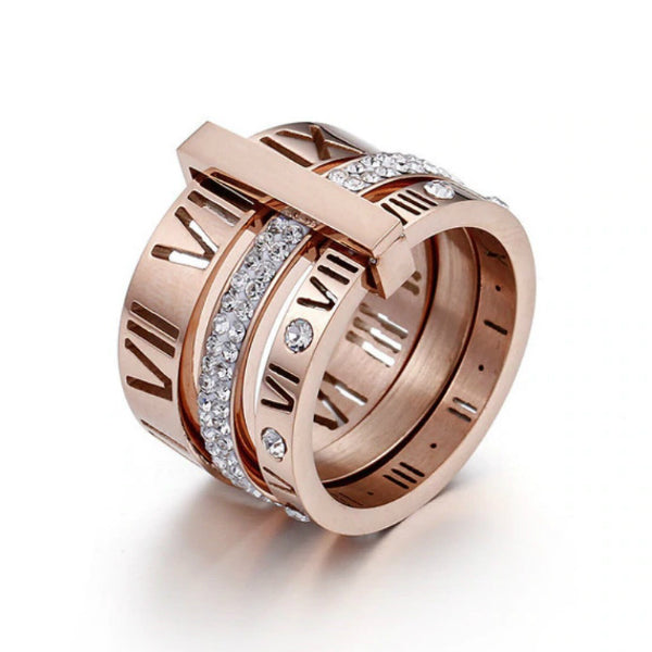 cartier ring roman numeral
