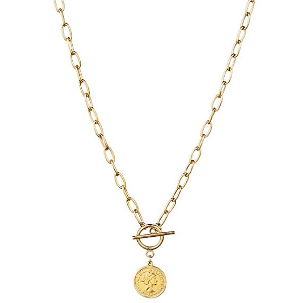 toggle coin necklace