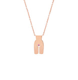 Smione Rose Gold with Pink Sapphire Ideal Woman 