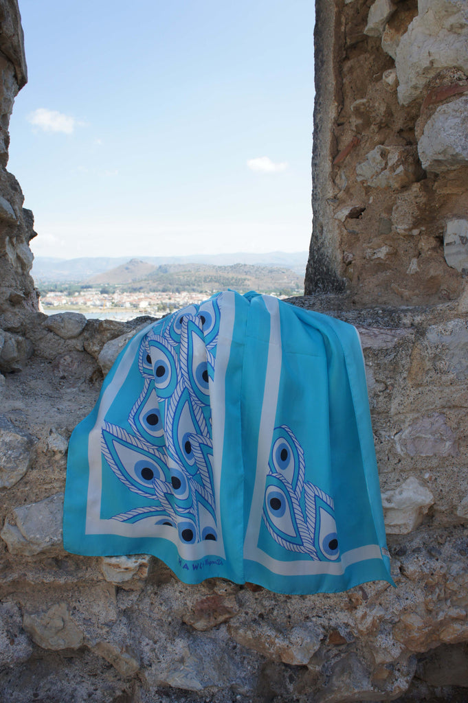 magnadi scarves greek silk scarves for HAWC