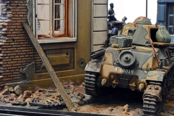 1/35 Scale Model Diorama Fall of France Panzer