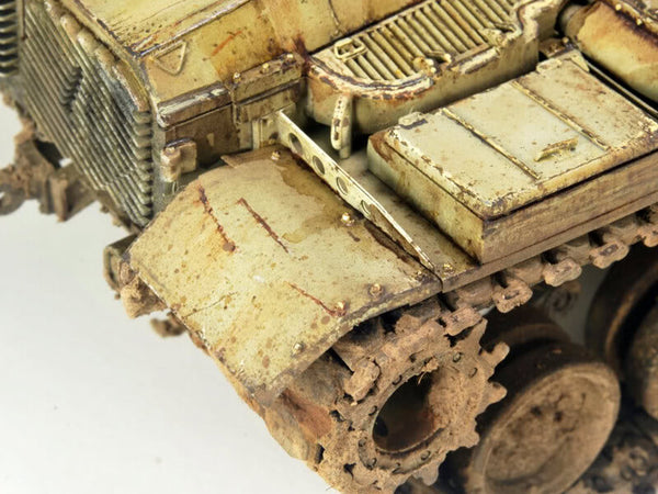Weathering Effects on Scale Model Tanks AFVs