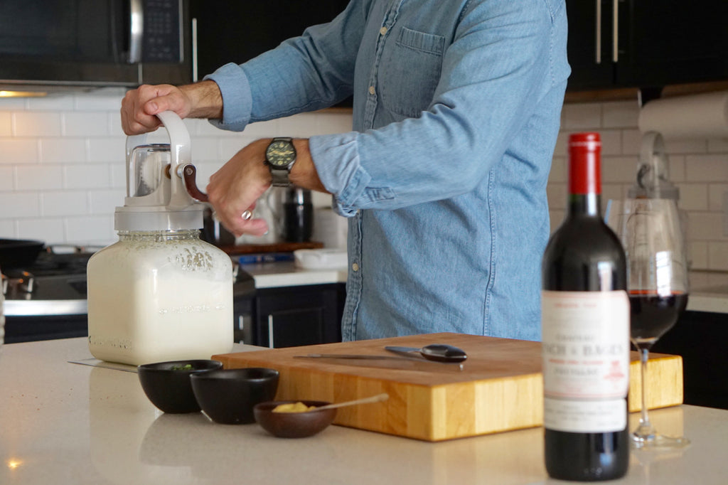 Luke Venner Making Butter with Churncraft