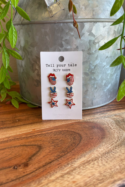 Party In The USA Earring Set - Mohebina laemeh