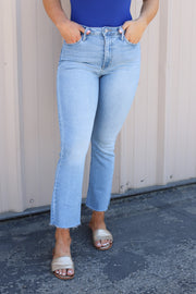 Tonya Crop Flare Jeans - Mohebina laemeh