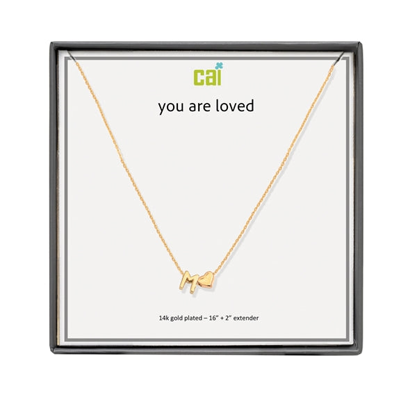 CIA 'You Are Loved" Necklace - Mohebina laemeh