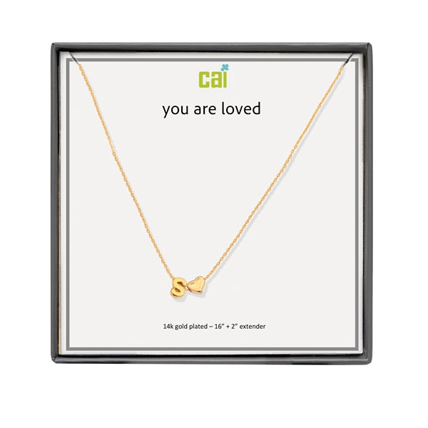 CIA 'You Are Loved" Necklace - Mohebina laemeh