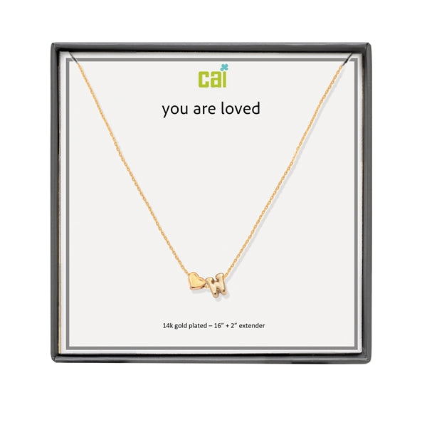 CIA 'You Are Loved" Necklace - Mohebina laemeh