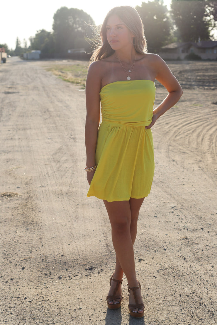 Lakeside Dress: Yellow - Cenkhaber