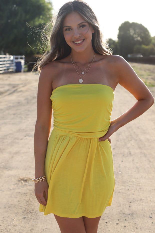 Lakeside Dress: Yellow - Cenkhaber