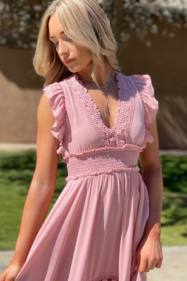 Rose All Day Maxi Dress - Mohebina laemeh