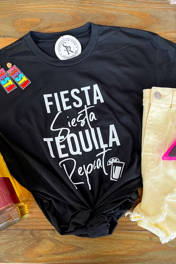 Tequila Repeat Graphic Tee - Cenkhaber