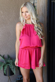 RSVP For Me Romper: Fuchsia - Cenkhaber