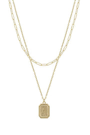 Barker Initial Necklace - Mohebina laemeh