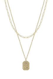 Barker Initial Necklace - Mohebina laemeh