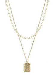 Barker Initial Necklace - Mohebina laemeh