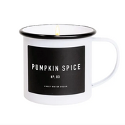 Pumpkin Spice Mug Candle - Mohebina laemeh