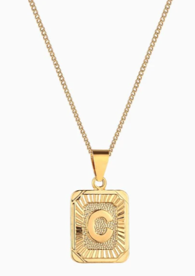 Josephine Initial Necklace A-Z - Mohebina laemeh