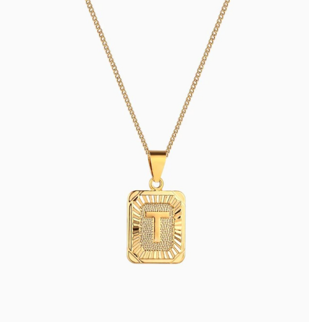 Josephine Initial Necklace A-Z - Mohebina laemeh