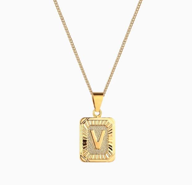 Josephine Initial Necklace A-Z - Mohebina laemeh