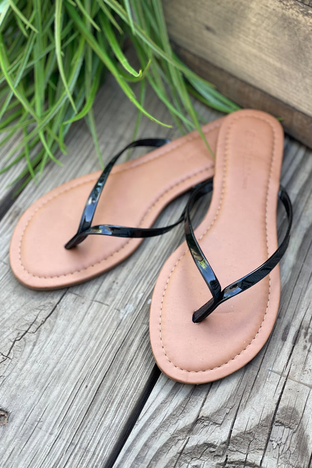 Belle Sandals: Black - Mohebina laemeh