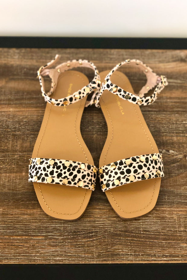 Sadie Sandals: Cheetah - Mohebina laemeh