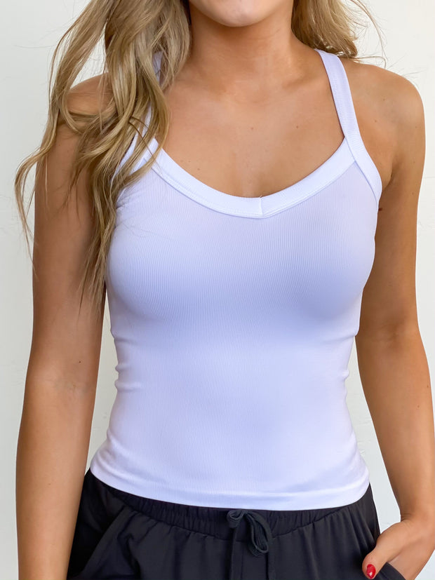 Basic Shannon Ribbed Cami - Mohebina laemeh