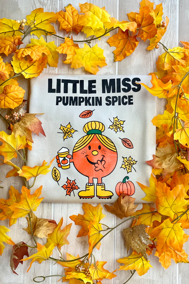 Little Miss Pumpkin Spice Crew Neck - Mohebina laemeh