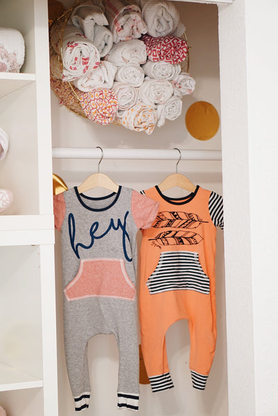 How to organize baby's closet! Baby romper