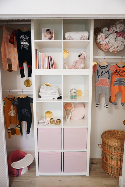 How to organize baby's closet! Baby romper