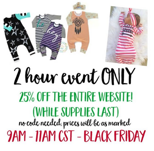 Gigi and Max Black Friday Event!!