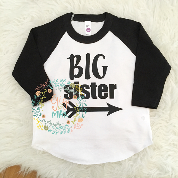 Sibling shirts from Gigi and Max! Perfect way to announce a pregnancy or celebrate a new arrival! 