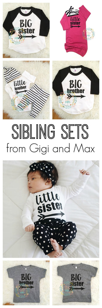 Sibling sets from Gigi and Max! What a fun way to announce a pregnancy!