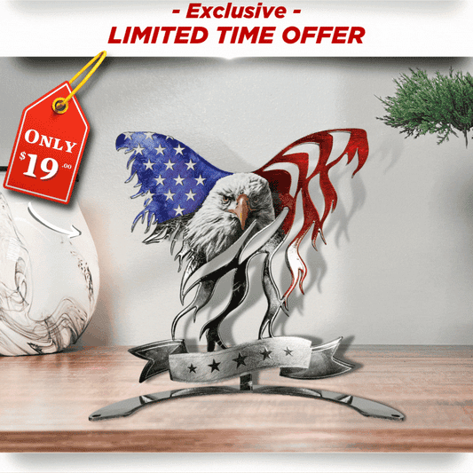 Patriotic Eagle - Pop-Up Stand (UV Steel)