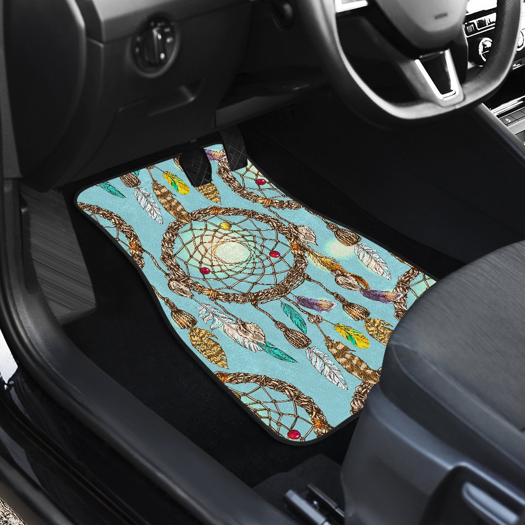 Blue Dream Catcher Car Floor Mats Jorjune