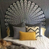 Gigantic White Mandala Tapestry Wall Hanging Beach Blanket
