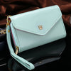 Pouch Wallet PU Leather with Card and Cellphone Slot