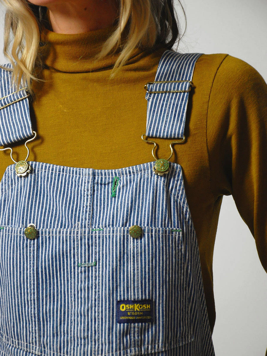 1970's Oshkosh Hickory Stripe Overalls