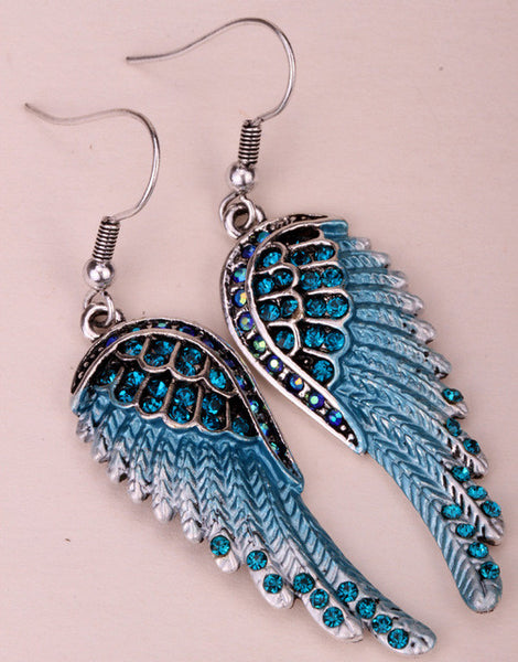 Gift for Teen Girl Aesthetic Earrings Gift for Girls Nickel Free Angel Dangle Earrings Hypoallergenic Angel Earrings Angel Wings
